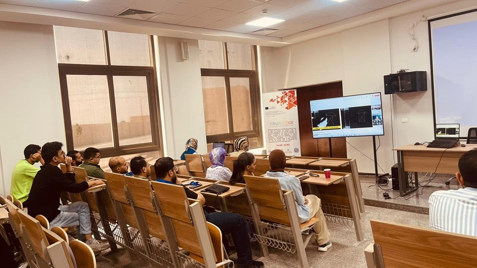 Full day of powerful lectures at the TOURITAGE ISP at Nahda University